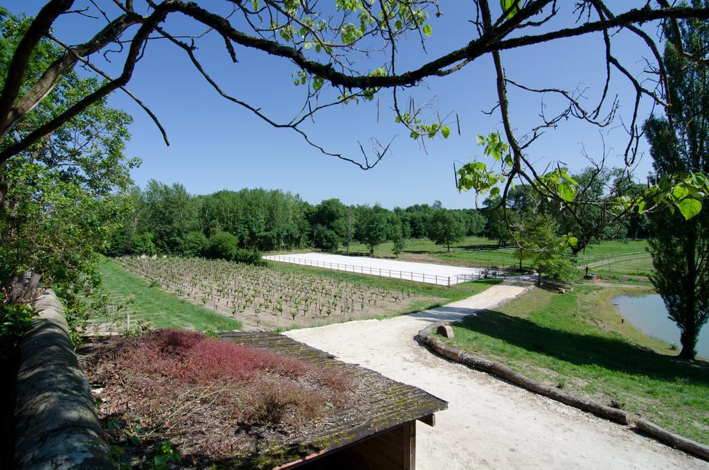 Bed and Breakfast Chateau Beau-Site Portets Exterior foto